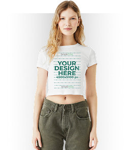 Tshirt2D- Baby Tee | Bella+Canvas 1010