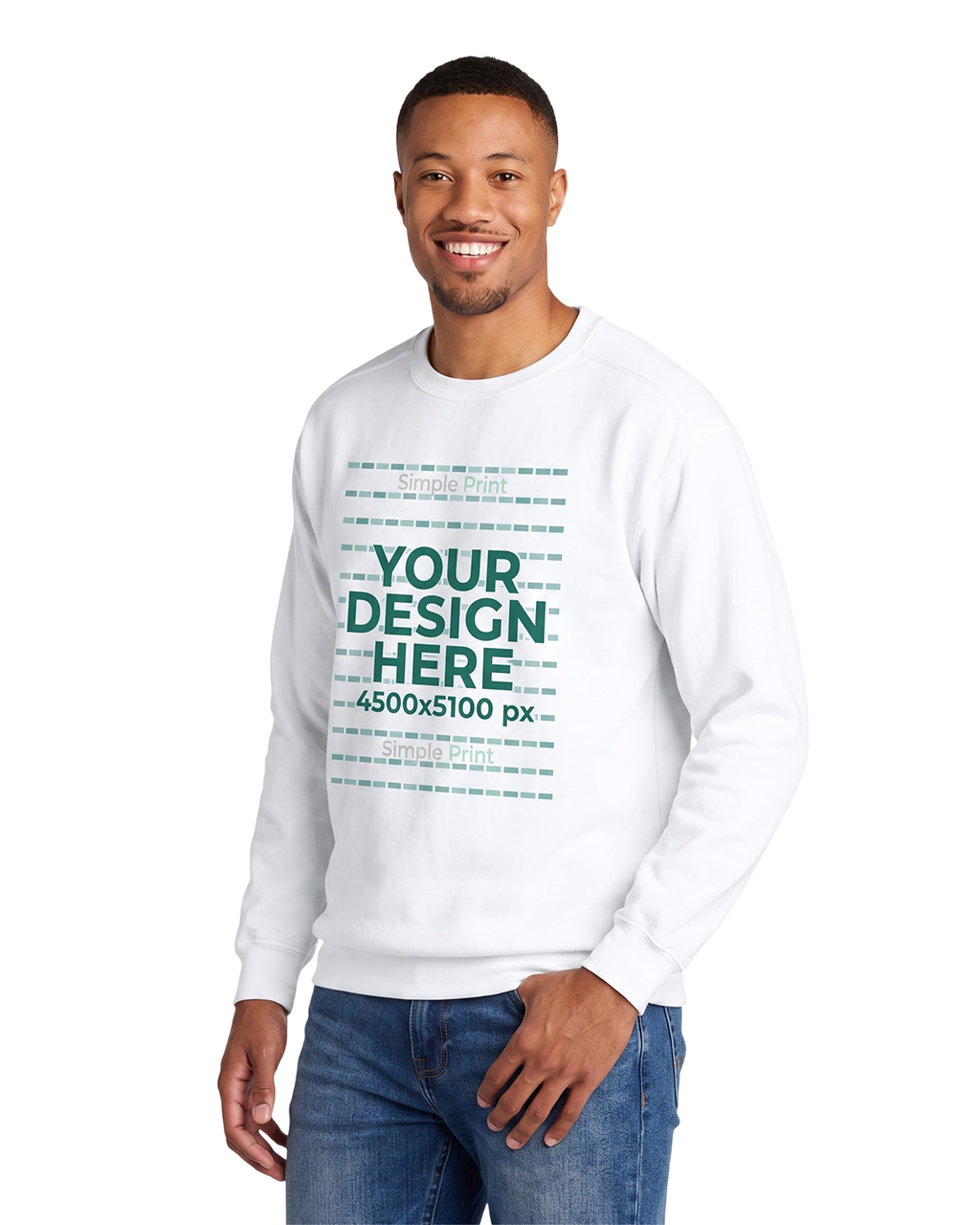 Comfort Colors 1566 (US) - Unisex Garment-Dyed Crewneck Sweatshirt (DTF)
