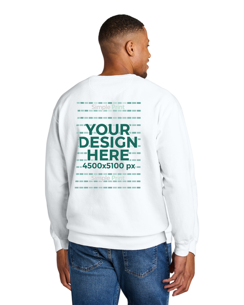 Comfort Colors 1566 (US) - Unisex Garment-Dyed Crewneck Sweatshirt (DTF)
