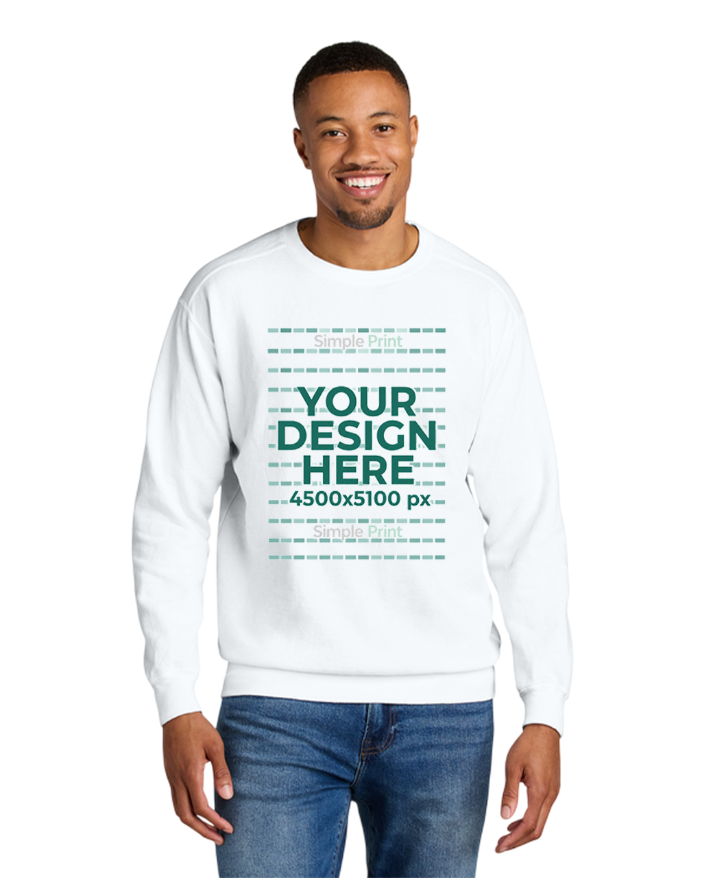 Comfort Colors 1566 (US) - Unisex Garment-Dyed Crewneck Sweatshirt (DTF)