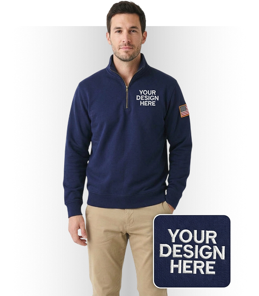 Quarterzip (VN) - Sweatshirt Embroidery (EMB)