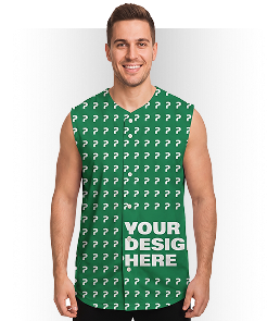 All-Over Print Sleeveless Baseball Jersey - No Piping (VN)