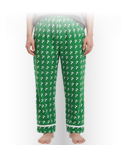 All-Over Print Satin Long Pajama Pants (VN)