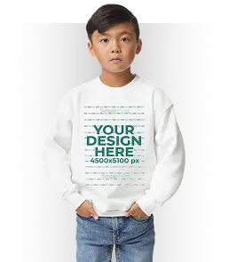 Gildan 18000B (US) - Youth Heavy Blend Crewneck Sweatshirt (DTF)