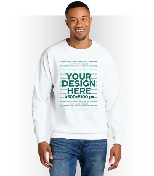 Comfort Colors 1566 (US) - Unisex Garment-Dyed Crewneck Sweatshirt (DTF)