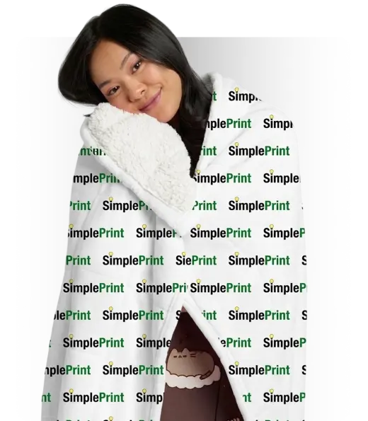 Sherpa Blanket (US) - 2-Layer Fleece & Sherpa Blanket (3D Print)
