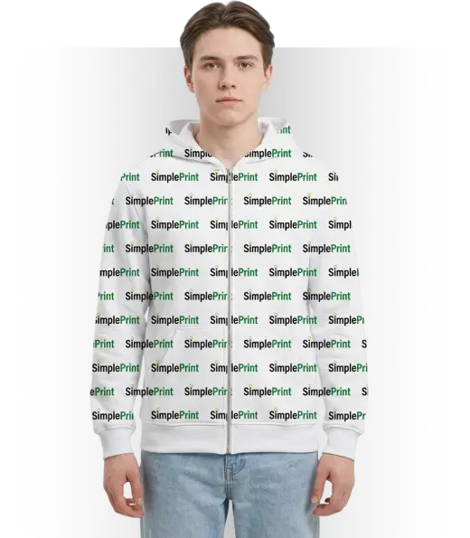 3D Zip Hoodie - 220gsm (CN)