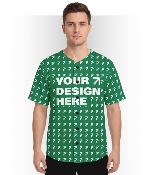 All-Over Print Baseball Jersey - No Piping (VN)