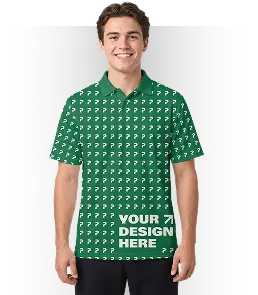 All-Over Print Polo Collar Soccer Jersey (VN)
