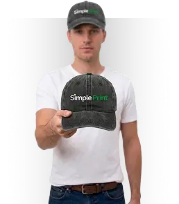 2D Washed Baseball Cap (CN) - (No Box)