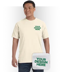 Comfort Colors 1717 (US) - Unisex Garment-Dyed Heavyweight T-Shirt (EMB)